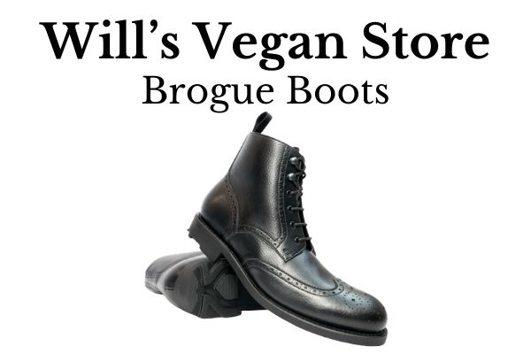 Best Vegan Men's Dress Shoes Will's Vegan Store Brogue Boots